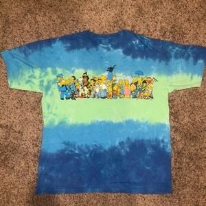 Universal Studios The Simpsons‎ T Shirt Tie Dye Size XL